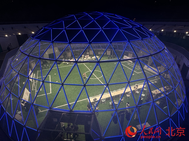 世界人形机器人运动会进入倒计时 实训基地“熊猫眼”核心区启用(图1)