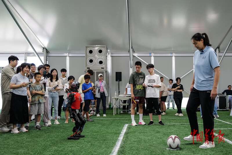 探班世界人形机器人运动会赛训基地(图7)