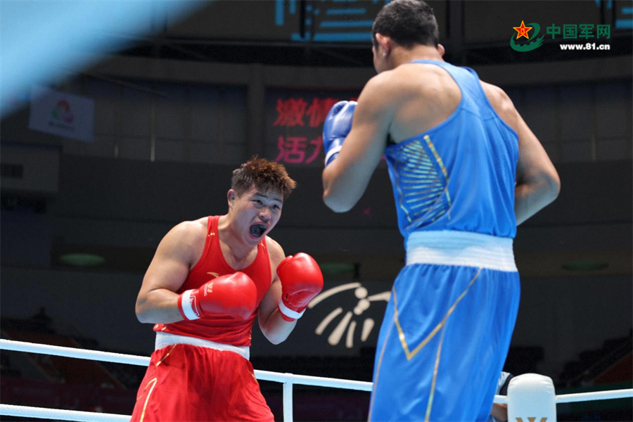 看现场丨全运会拳击比赛在深圳落幕 人形机器人亮相颁奖仪式(图7)