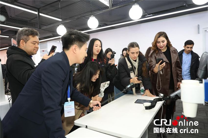 【2025打卡中国】“机器人总动员”走进现实！外国网红在郑州提前体验“未来已来”(图5)