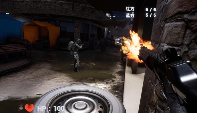 VR军事仿真系统：红蓝对抗训练、多兵种协同模块、战术评估模型(图1)